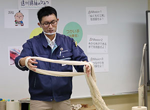 大高さんと松浦さんのお話から遠州綿紬のこれまでとこれからを探ろう